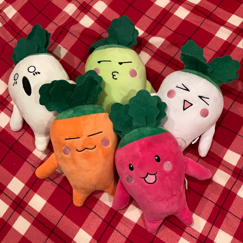 5 Veggie Plush